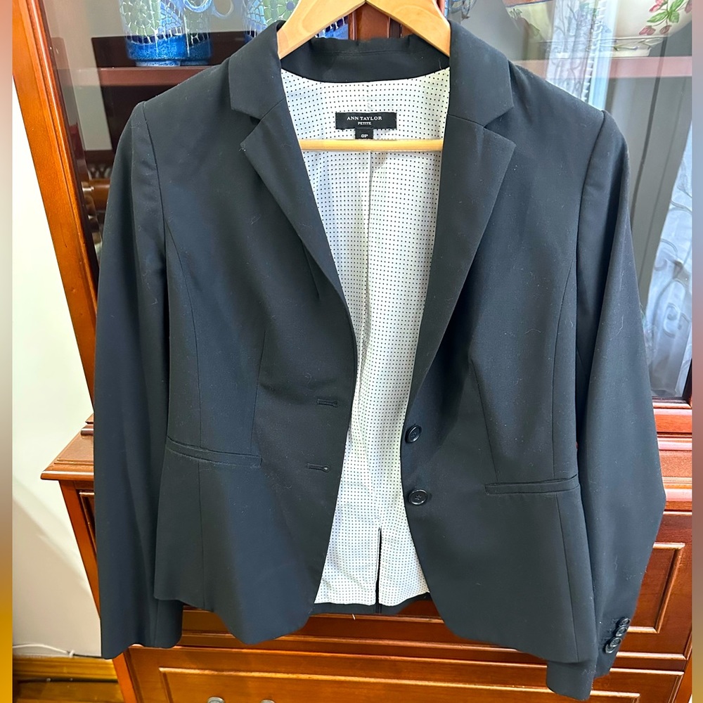 Ann Taylor Petite Black Blazer